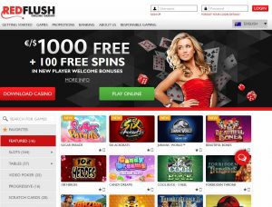 Red Flush Casino Screenshot #1
